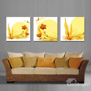 Quality Yellow Flowers Design Film Art Wall Prints