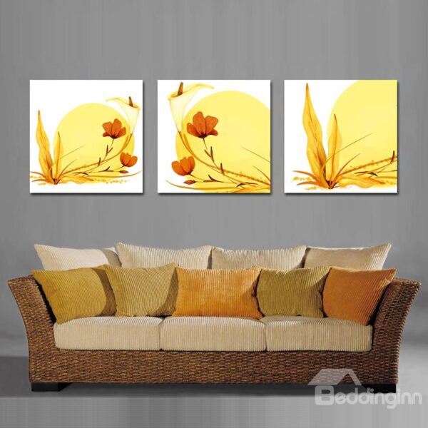 Quality Yellow Flowers Design Film Art Wall Prints