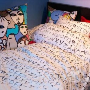 Best Selling Pretty Letter Cotton 3-piece bedding sets