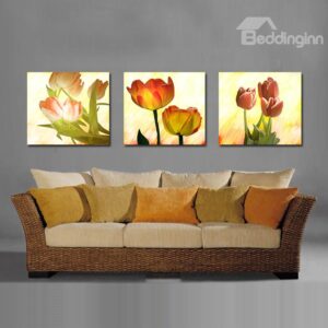 Pretty Elegant Tulip Film Art Wall Prints