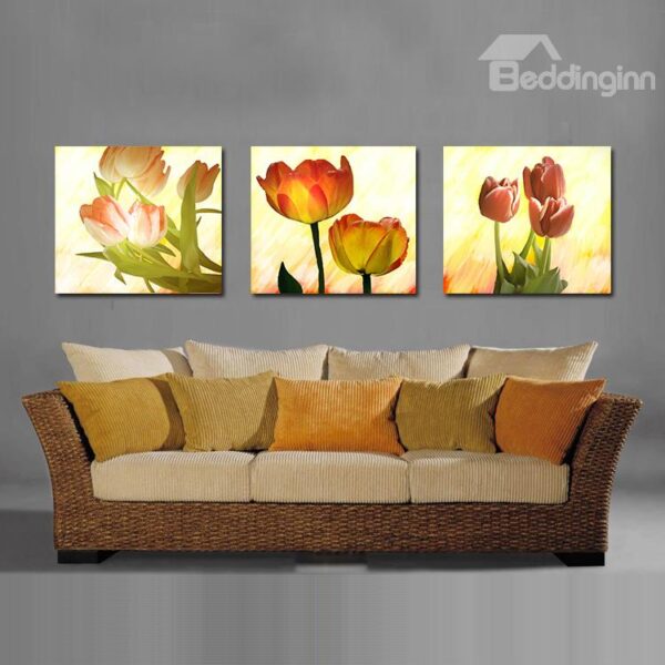 Pretty Elegant Tulip Film Art Wall Prints