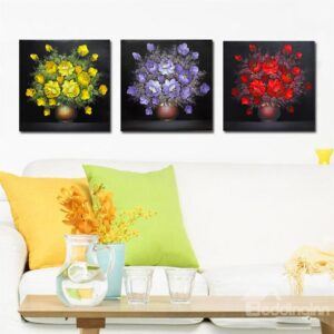 Quality Shiny Beautiful Colorful Flowers Film Art Wall Prints