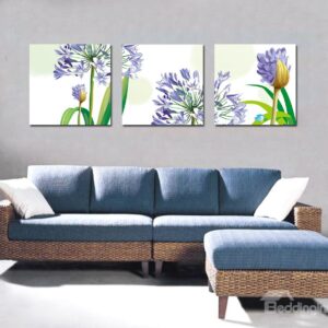 Pretty Flattering Purple Flowers Film Art Wall Prints