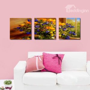 Vivid Beautiful Flowers Film Art Wall Prints