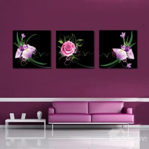 New Arrival Delicate Pretty Flowers Film Art Wall Prints