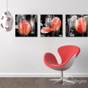 Adorable Delicate Tulip Film Art Wall Prints
