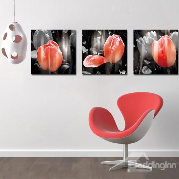 Adorable Delicate Tulip Film Art Wall Prints