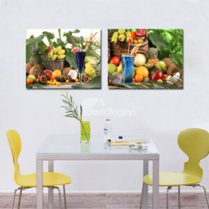 Various Fresh Fruit and Beverage Film Art Wall Prints