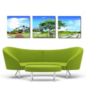 Fancy Cottage and Blue Sky Film Art Wall Prints