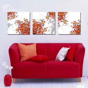Pretty Elegant Maple Leaves Film Art Wall Prints