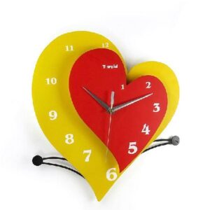 Elegant Stylish Creative Heart-shaped Wall Clock