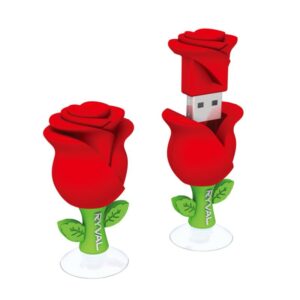 Very Beautiful Red Rose Design USB Flash Drive