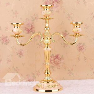New Style Fashion European Simple Gorgeous 3-Heads Wedding Candle Holders