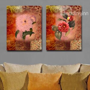 Vivid Pretty Shiny Flowers Film Art Wall Print
