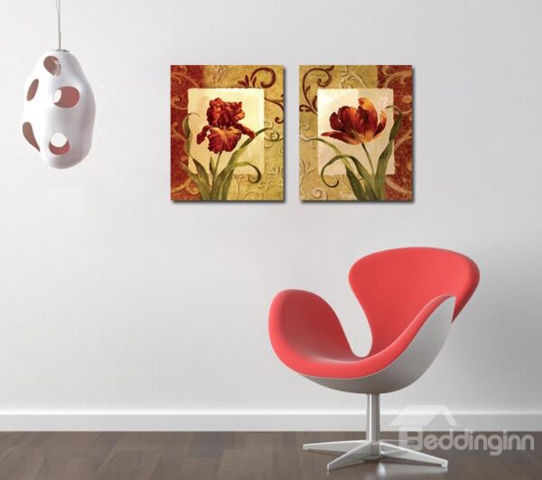 Vivid Charming Flowers Film Art Wall Print