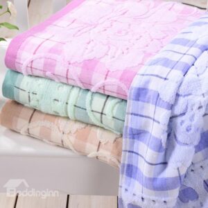 Distinctive Cabbage Print Full Cotton Bath Towel