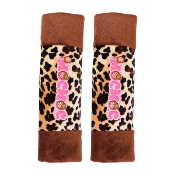 Sexy Mousse Girl Leopard Car Seat Belt Cover