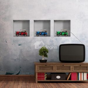 New Arrival Amazing 3D Car Patterns Wall Stickers