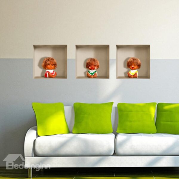 New Arrival Amazing 3D Cute Child Patterns Wall Stickers