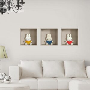 New Arrival Amazing 3D Lovely Rabbit Patterns Wall Stickers
