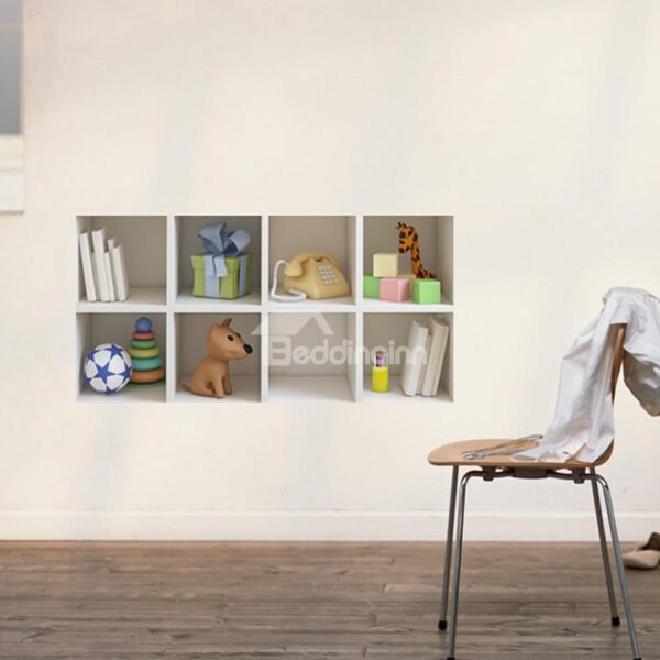 Amazing 3D Patterns Ornaments and Shelf Wall Stickers