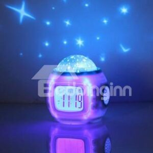 New Arrival Wonderful Fashion Star Music Projection Alarm Clock