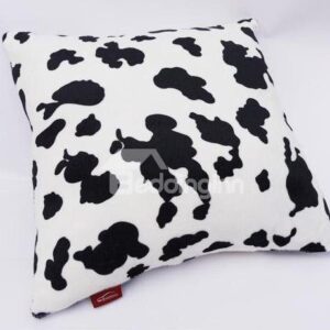 Hot Sell Cow Pattern Plush Throw Pillow