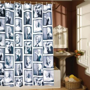 Hot Selling Marilyn Monroe Printing Shower Curtain