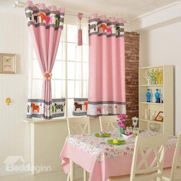 Amazing Beautiful Patterns Grommet Top Two-piece Custom Curtains