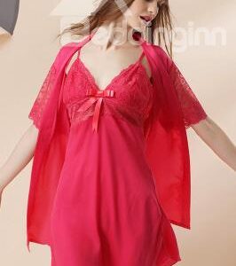 New Arrival Sexy Fashion Lace Pattern Loungewear