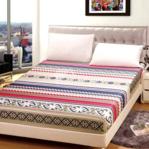 Adorable Bohemia Style Stripe Pattern Fitted Sheet