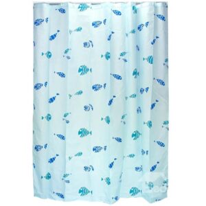 New Arrival Pretty Fishes Printing Shower Curtain