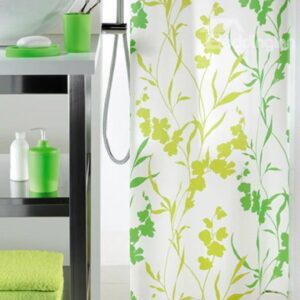 High Quality Elegant Green Vine Design Shower Curtain