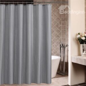 High Quality Gray Squares Design Shower Curtain