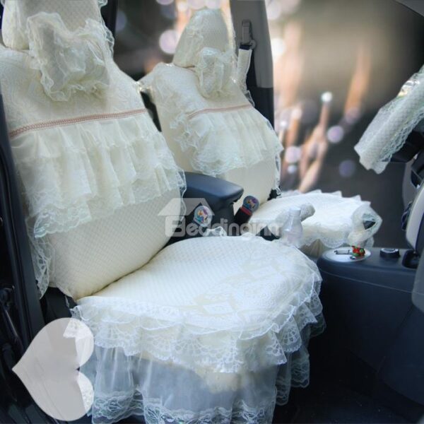 New Fashion Wedding Lace Princess Car Seat Cover