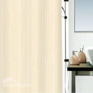 New Style Fabulous Cream-coloured Concise Design Shower Curtain