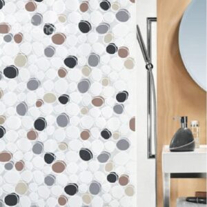 New Arrival Dots Printing Concise Design Shower Curtain
