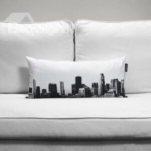 Creative Modern City Print Full Cotton Bed Pillow