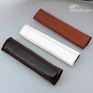 High Quality Solid Color PU Leather Car Seat Belt Cover