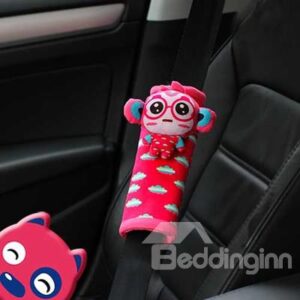 Creative Monkey Lulu Cartoon 3D Cotton Seat Belt Cover