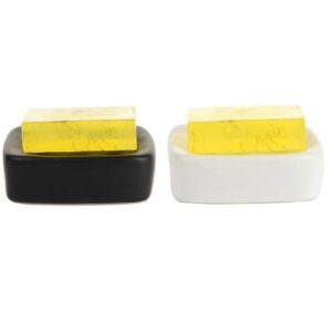 High Quality Fashion Rectangle Design Ceramic Soap Box
