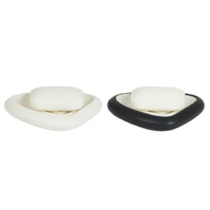 New Arrival Fashion Irregular Shape Design Ceramic Soap Box