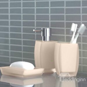High Class Fabulous Elegant Pure Color Three-piece Bathroom Accessory