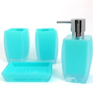High Class Fashion Elegant Pure Color Four-piece Bathroom Accessory