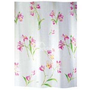 New Arrival Pretty Daffodil Design Polyester Shower Curtain