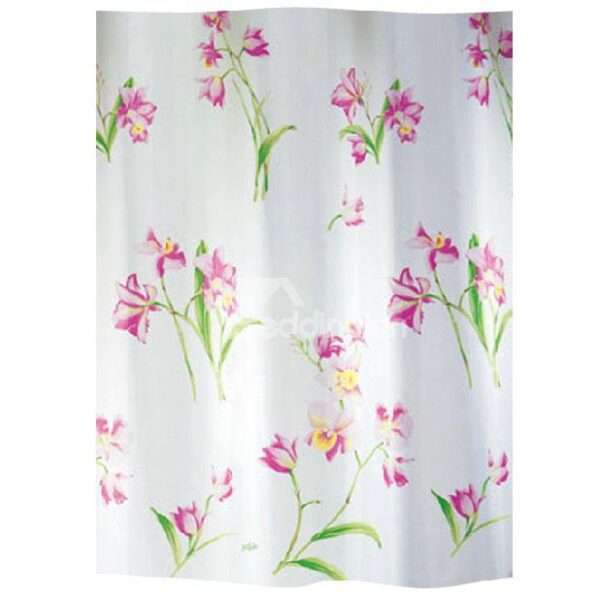New Arrival Pretty Daffodil Design Polyester Shower Curtain