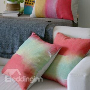 Wonderful Adorable Gradient Watercolor Throw Pillow