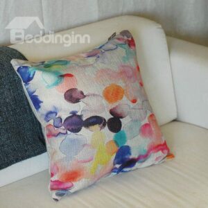 Amazing Fancy Geometric Figure Watercolor Throw Pillow