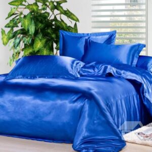 Very Soft Solid Blue 4-Piece Duvet Cover Sets