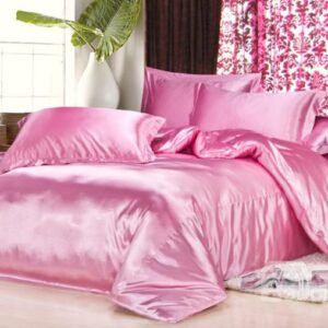 Comfortable Sweet Pink 4-Piece Duvet Cover Sets